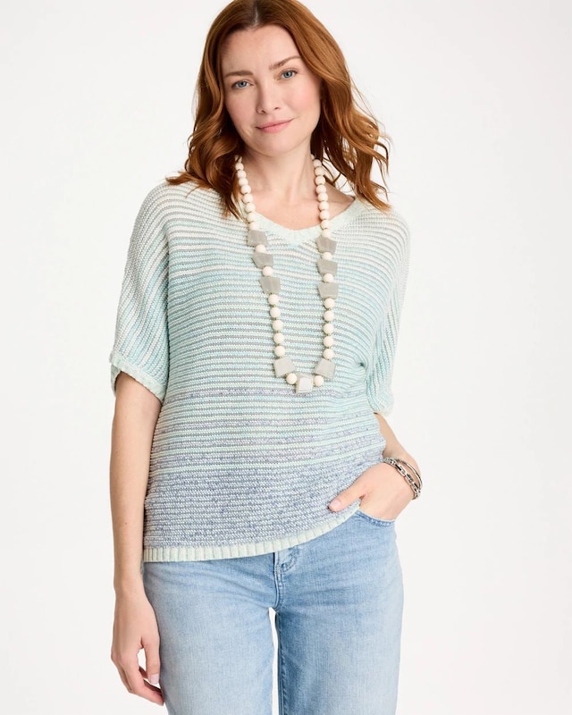 Space Dyed Pullover Sweater - image 1